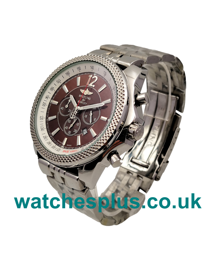 High Quality Breitling Bentley Motors A25362 Replica Watches With Coffee Dials For Sale