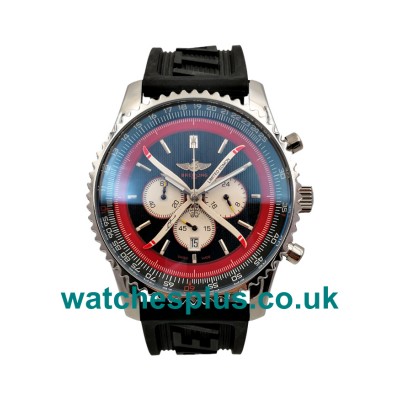 46 MM Best 1:1 Breitling Navitimer Replica Watches With Black Dials Online