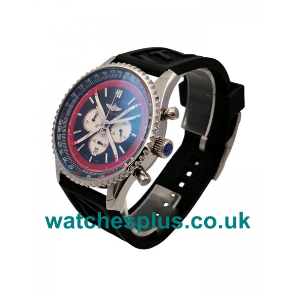 46 MM Best 1:1 Breitling Navitimer Replica Watches With Black Dials Online