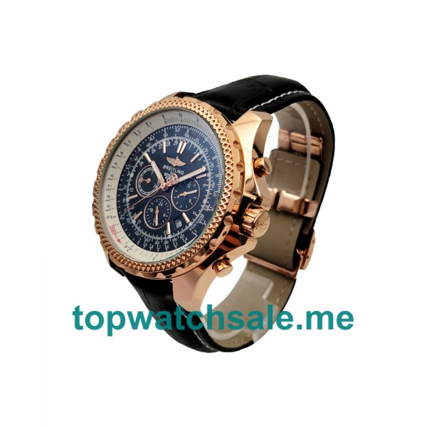 UK AAA Quality Fake Breitling Bentley A25362 With Black Dials And Rose Gold Cases For Sale