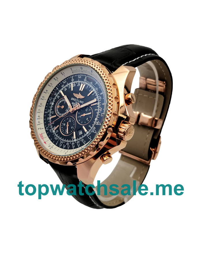 UK AAA Quality Fake Breitling Bentley A25362 With Black Dials And Rose Gold Cases For Sale