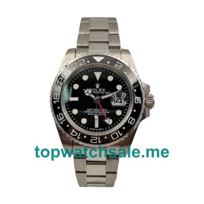 UK Best 1:1 Rolex GMT-Master II 116710 Replica Watches With Black Dials For Sale