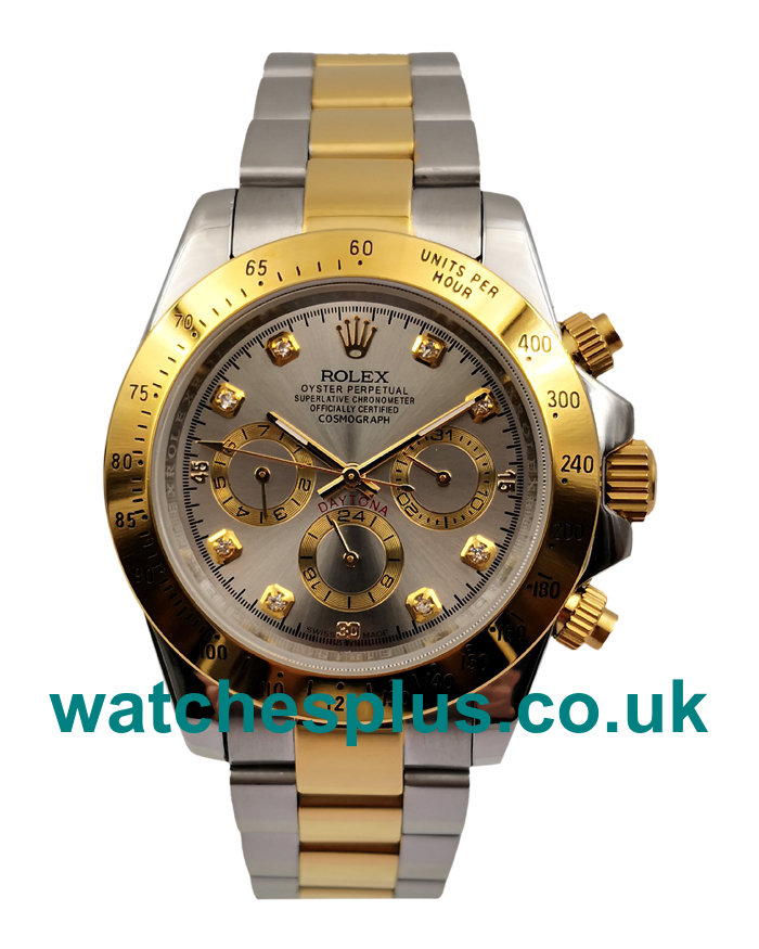 High Quality Rolex Daytona 116523 Fake Watches With Grey Dials For Sale