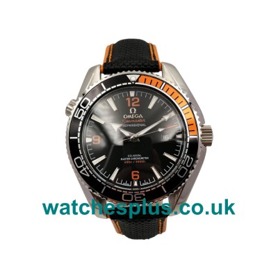 UK AAA Quality Omega Seamaster Planet Ocean 215.32.44.21.01.001 Fake Watches With Black Dials For Men