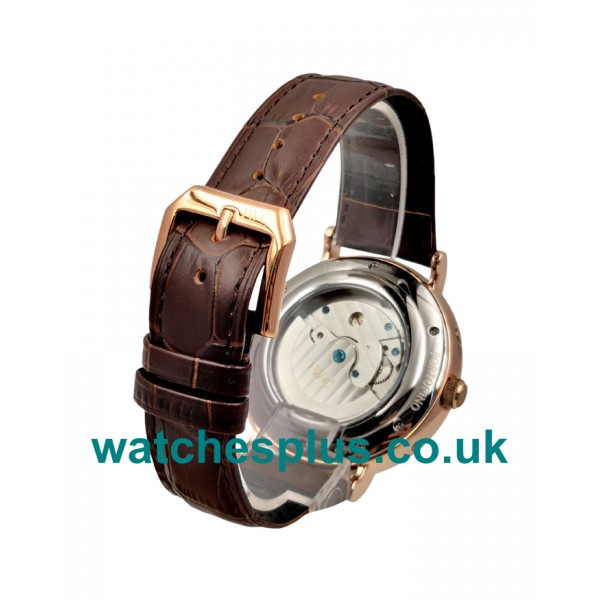 Best Quality Replica IWC Portofino With White Dials And Rose Gold Cases For Sale