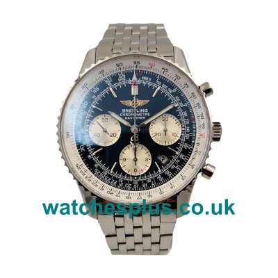 UK Best Quality Breitling Navitimer A23322 Replica Watches With Blue Dials For Men