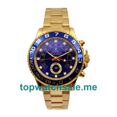 UK AAA Rolex Yacht-Master II 116688 Replica Watches With Blue Dials For Men