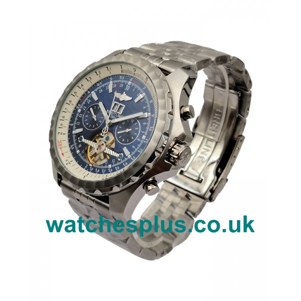 High Quality Breitling Bentley Mulliner Tourbillon Fake Watches With Blue Dials Online