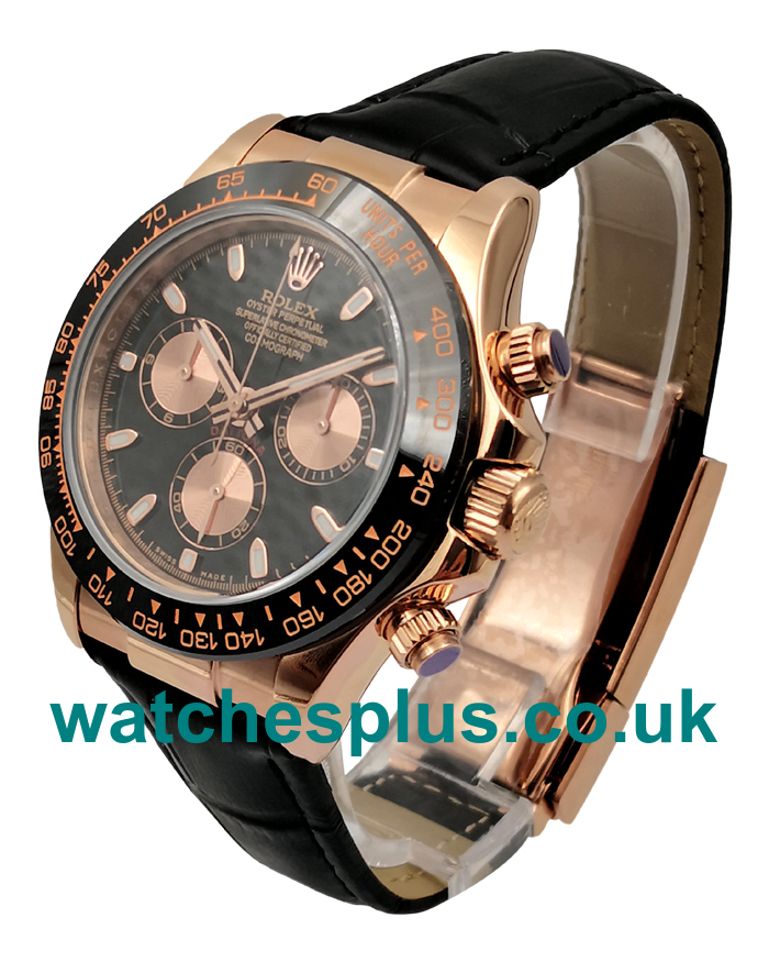 UK Swiss Made Rolex Daytona 116515 40 MM Black Dials Men Replica Watches