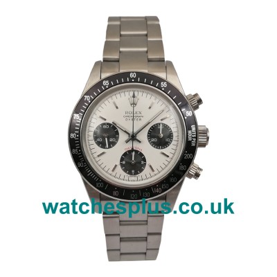 UK AAA Quality Rolex Daytona Ref.6263 Replica Watches With White Dials For Sale