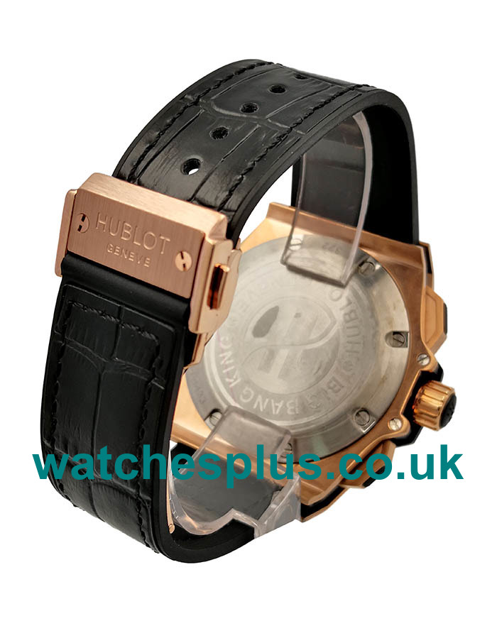 UK 46 MM Perfect Replica Hublot King Power Watches With Black Dials For Sale