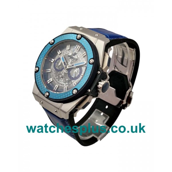 UK Best 1:1 Replica Hublot King Power 701.NQ.0137.GR.SPO14 With Grey Dials And Steel Cases Online