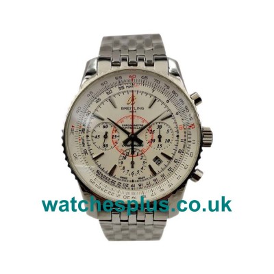 UK Best Quality Breitling Montbrillant A41330 Replica Watches With White Dials For Sale