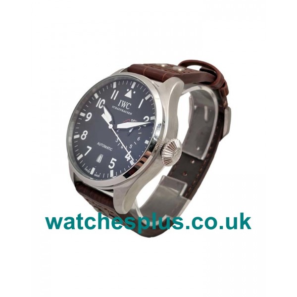 UK Perfect Online IWC Pilots IW500916 Replica Watches With Black Dials For Sale