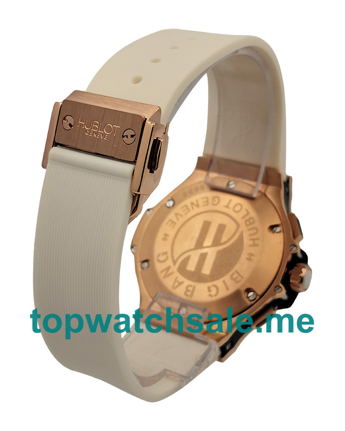 UK Luxury 1:1 Replica Hublot Big Bang 341.PE.230.RW.114 With White Dials And Rose Gold Plated Cases For Sale