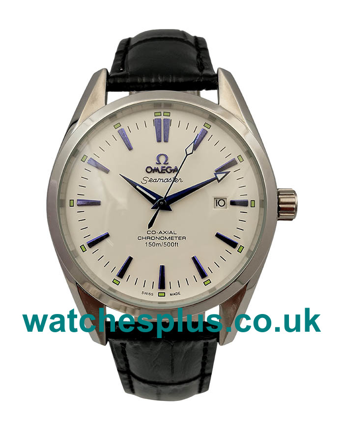 UK High Quality Omega Seamaster 2503.33.00 Fake Watches With White Dials For Men