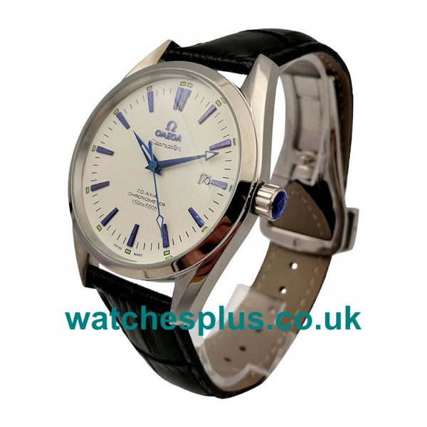 UK High Quality Omega Seamaster 2503.33.00 Fake Watches With White Dials For Men