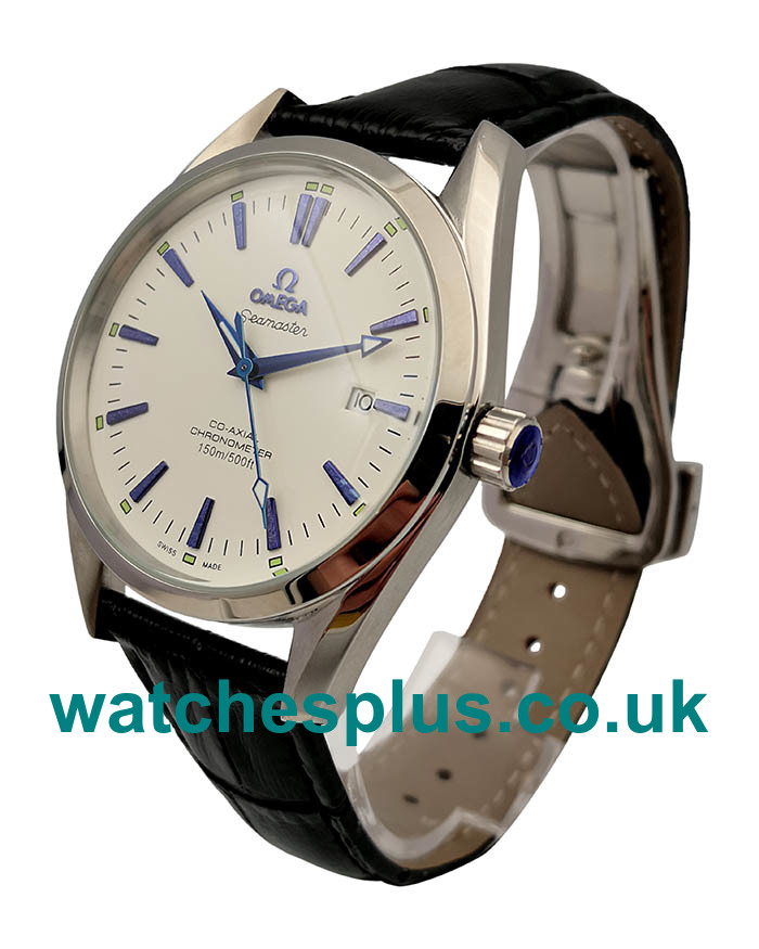 UK High Quality Omega Seamaster 2503.33.00 Fake Watches With White Dials For Men