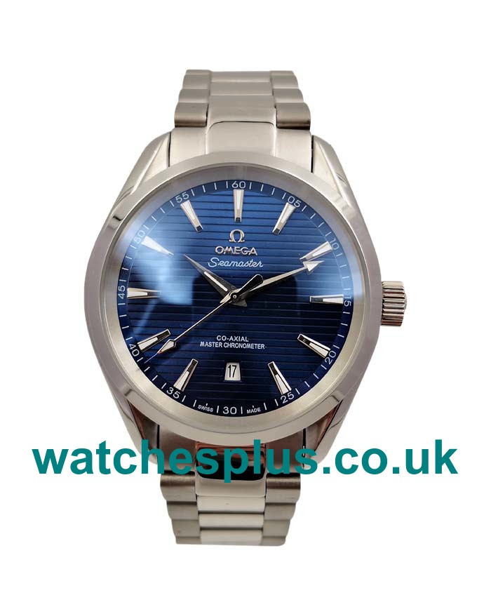 UK Best Quality Omega Seamaster Aqua Terra 150 M 220.10.41.21.03.001 Fake Watches With Blue Dials