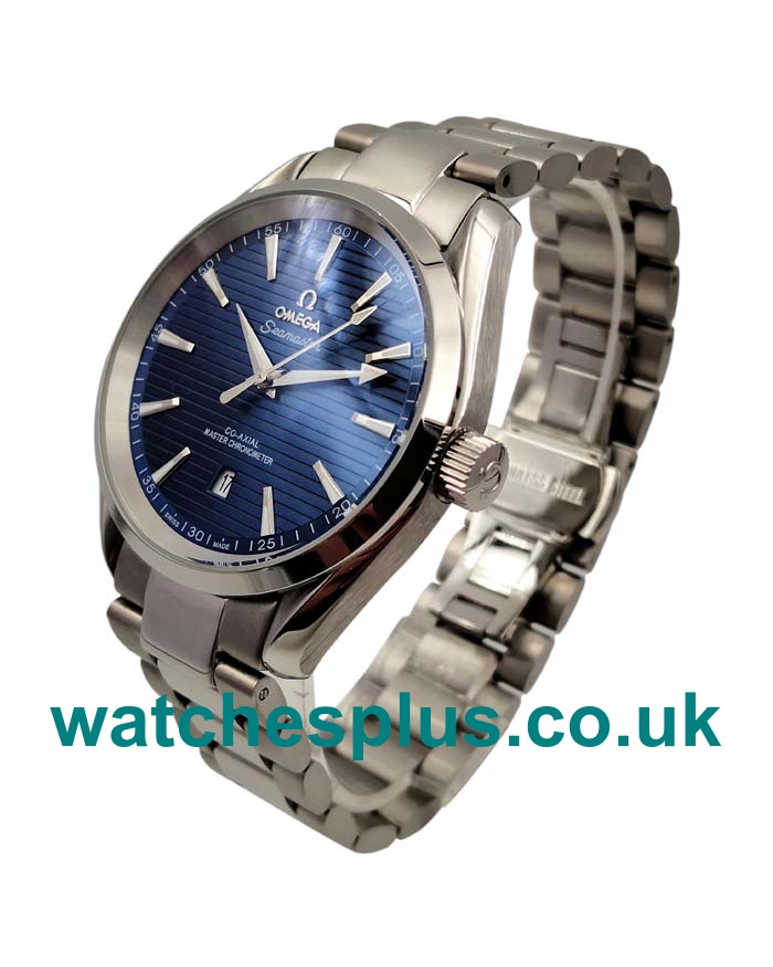 UK Best Quality Omega Seamaster Aqua Terra 150 M 220.10.41.21.03.001 Fake Watches With Blue Dials