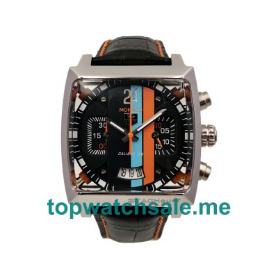 UK Perfect Fake TAG Heuer Monaco CAL5110.FC6265 With Black Dials Steel Cases