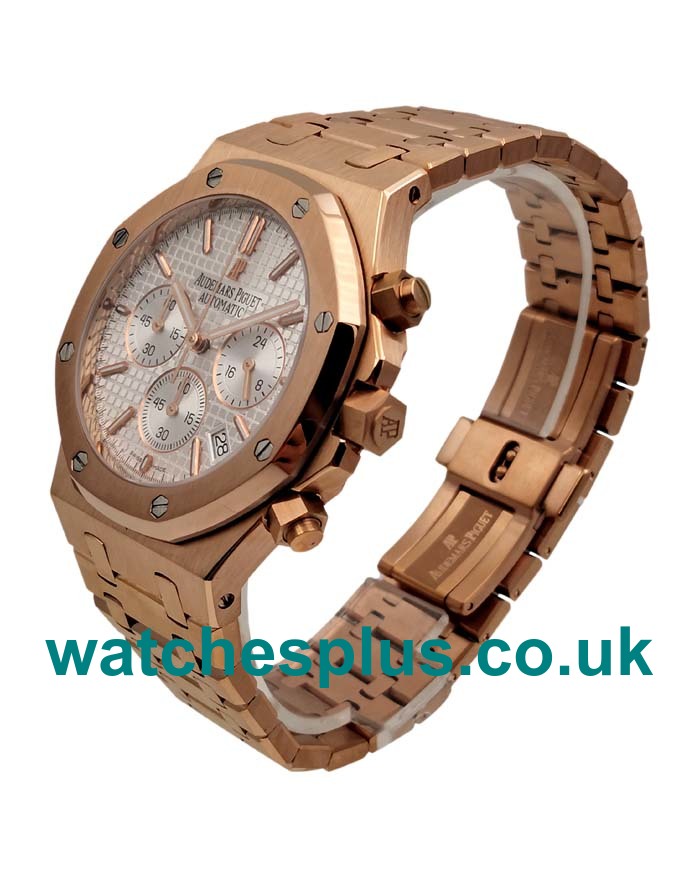 UK Best Luxury Audemars Piguet Royal Oak 26320OR Replica Watches With Silver Dials And Rose Gold Cases Online