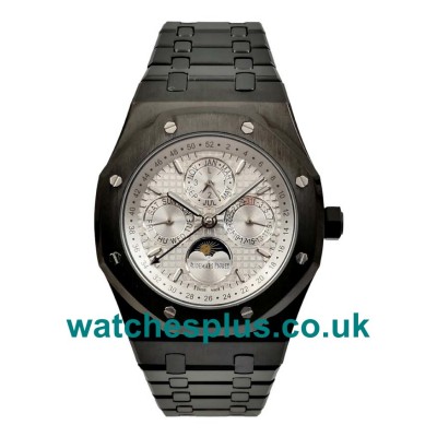 UK Swiss Luxury Audemars Piguet Royal Oak 26470ST Replica Watches With White Dials For Sale