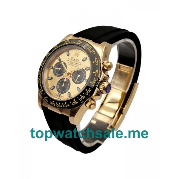 UK Best Quality Rolex Daytona 116518 LN Replica Watches With Champagne Dials For Sale