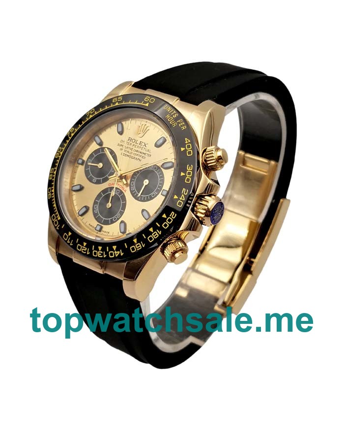 UK Best Quality Rolex Daytona 116518 LN Replica Watches With Champagne Dials For Sale