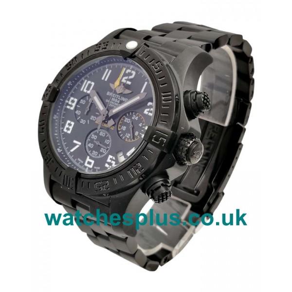 UK Best Quality Replica Breitling Super Avenger XB0170E4 With Black Dials And Black Steel Cases For Men